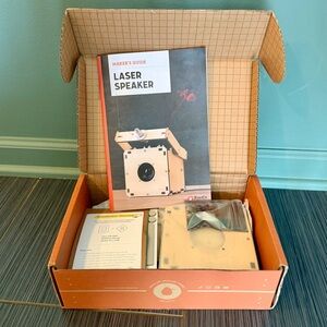 KiwiCo Eureka Crate Laser Speaker STEM Kit New Open Box DIY